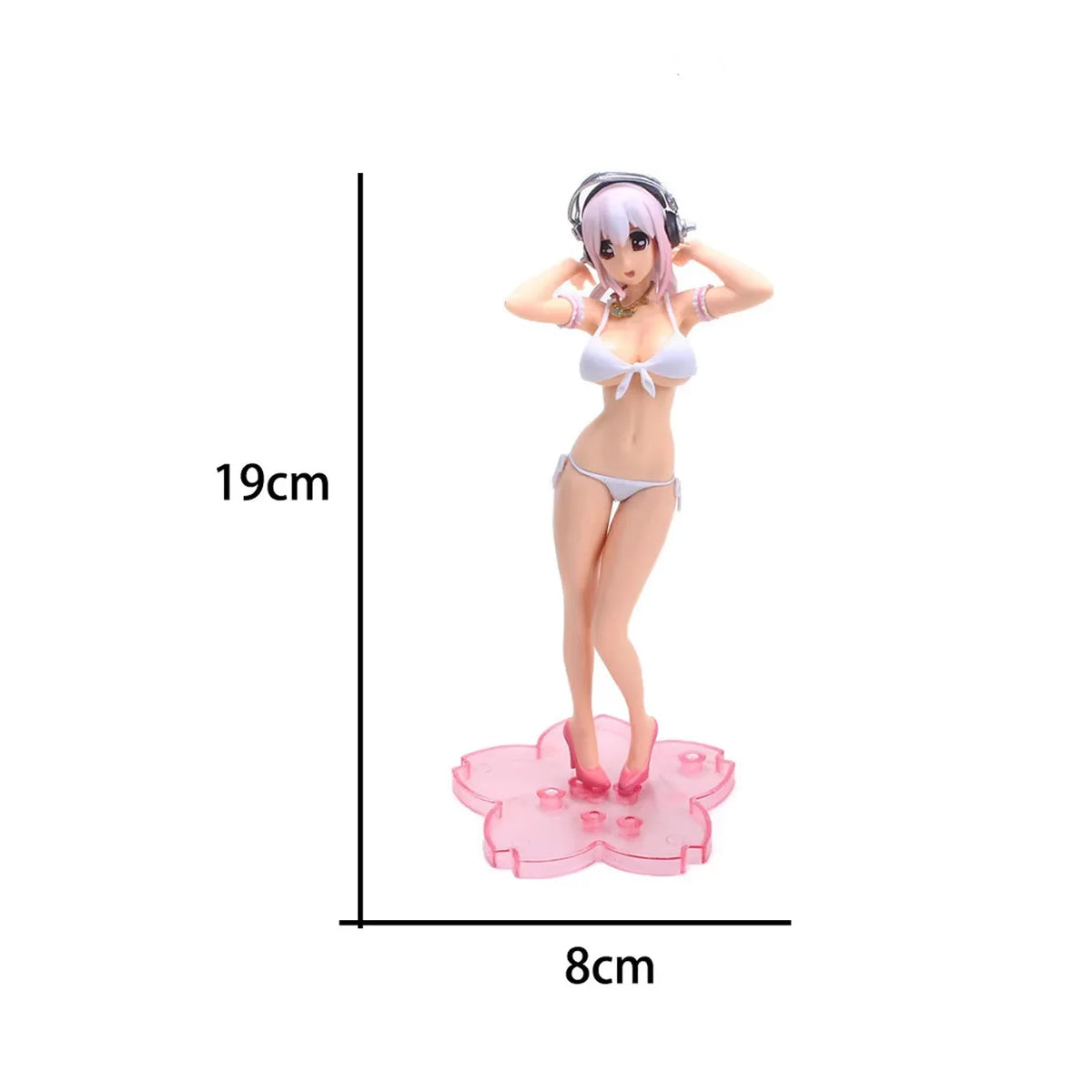 Rem Ram Emilia Anime Character Figure Statue, Detailed Painted Desktop Collectible Ornament for Shelf Display & Gifting