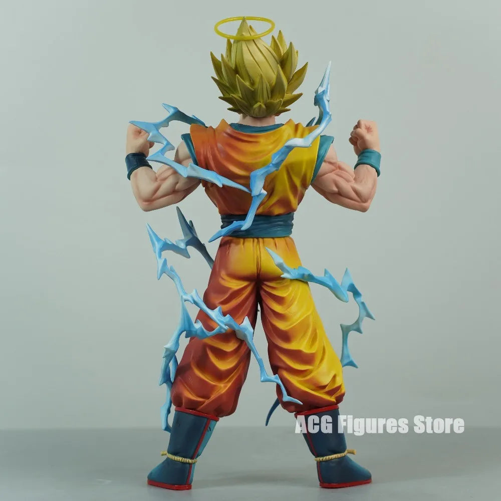 30cm/11.81in Anime Dragon Ball Figure Super Saiyan 2 Goku Action Figures Pvc Desktop Ornamen Collection Model Toys Gifts