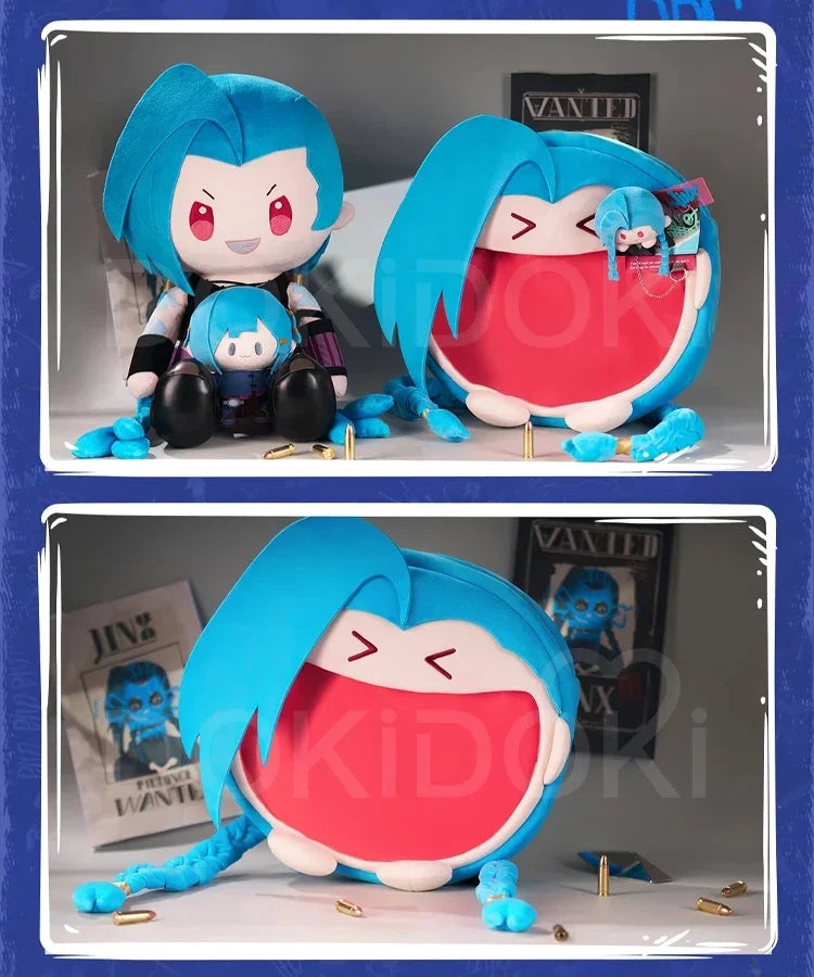 【Official】Jinx Cosplay Bag Anime Arcane Cosplay WakuWaku LOL  Jinx Cosplay Itabag Christmas LOL Jinx Merch