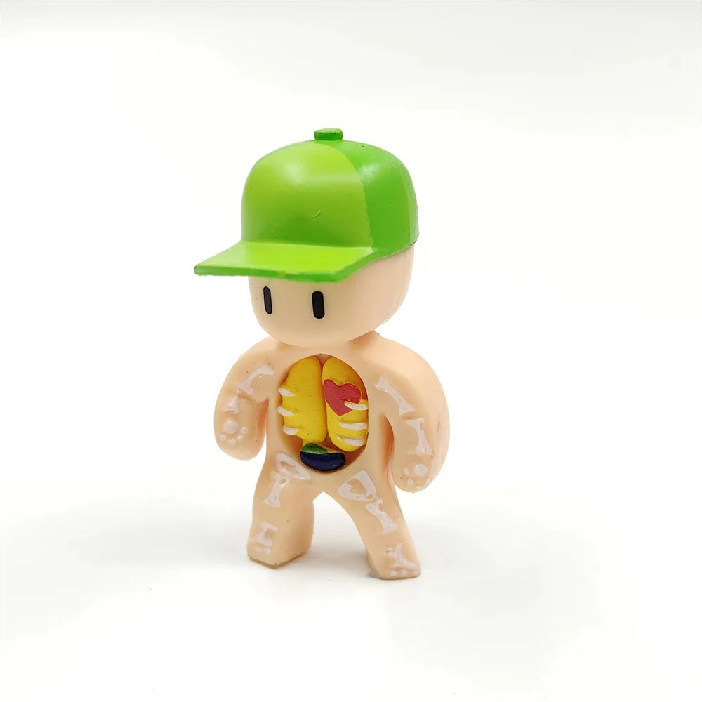 Series 1-2 Original Stumble Game 3D Mini Figure Anime Model Statue Multiplayer Type Collection Toy Surprise Birthday Xmas Gifts