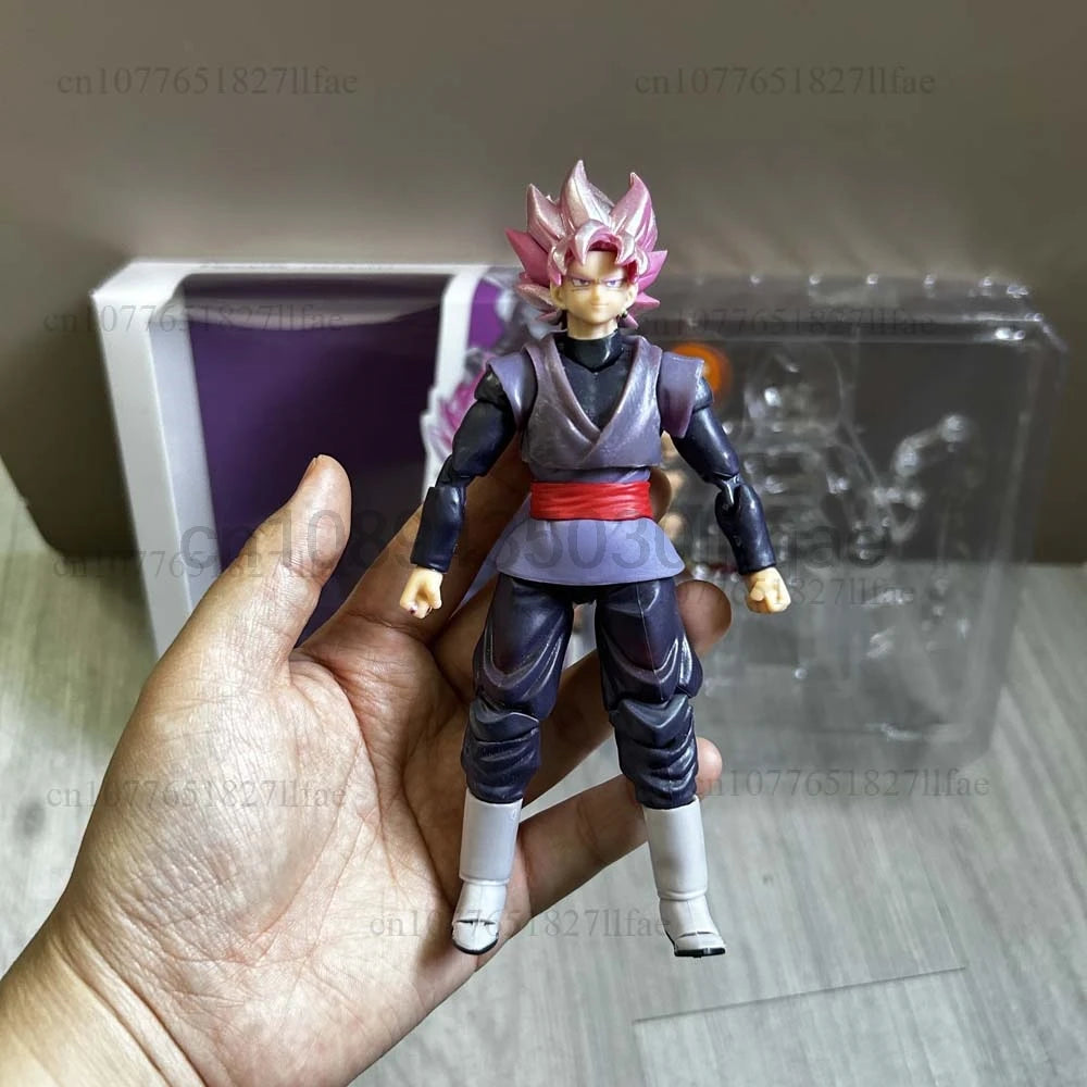 Dragon Ball Z Super Saiyan Rose Goku Black Action Figure Model Toys Joint Movable Gift For Friends Room Decor Christmas Present