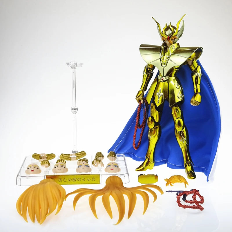 MST Saint Seiya Myth Cloth Aquarius Camus Leo Aiolia Capricorn Shura Gemini Saga Kanon Plus 3.0 Gold Knights of Zodiac Figure