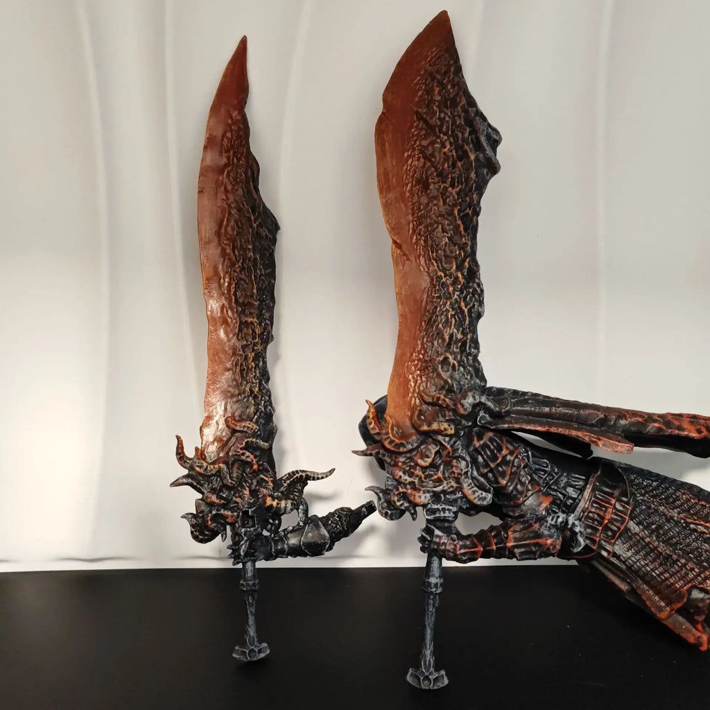 New Dark Souls Ringed Knight Ringed City Double Blades Anime Action Figure Collectible Model Desktop Decor For Game Collectors