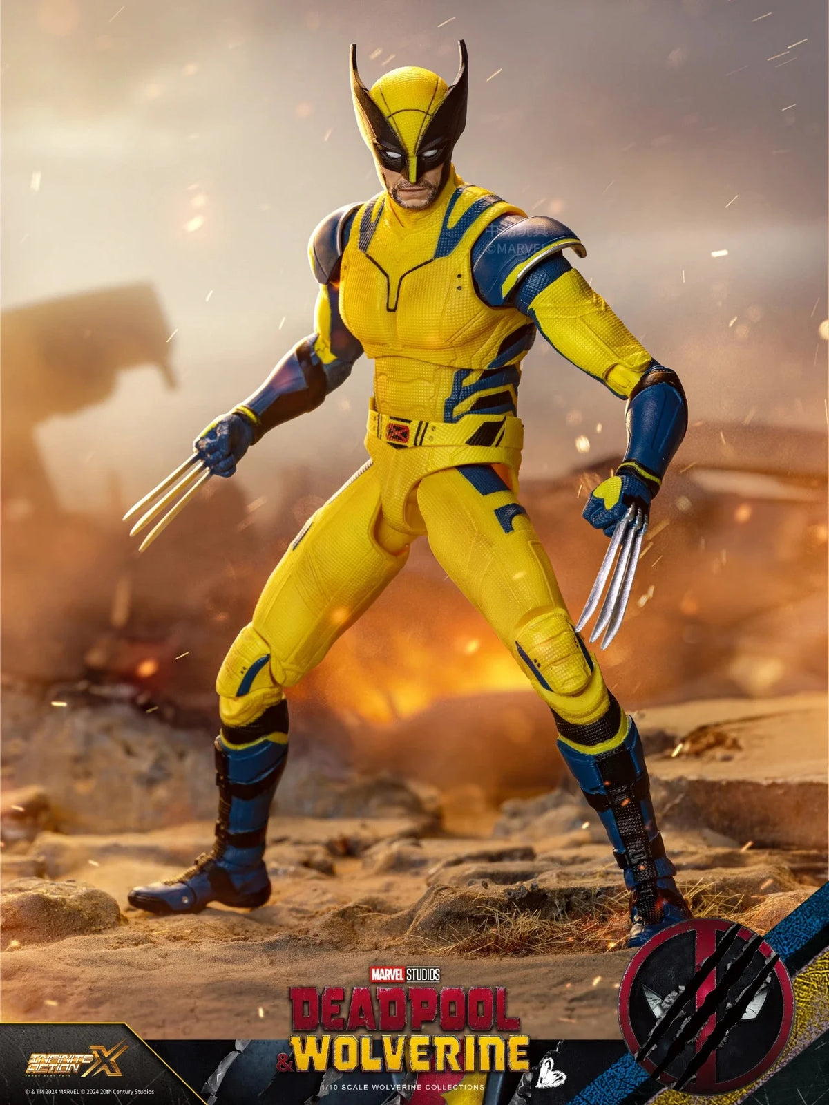 2024 Deadpool & Wolverine 1/10 Action Figure ZD Original X-Men Dogpool Wilson Model Movie SHFiguarts Toys for Kids Doll Gift
