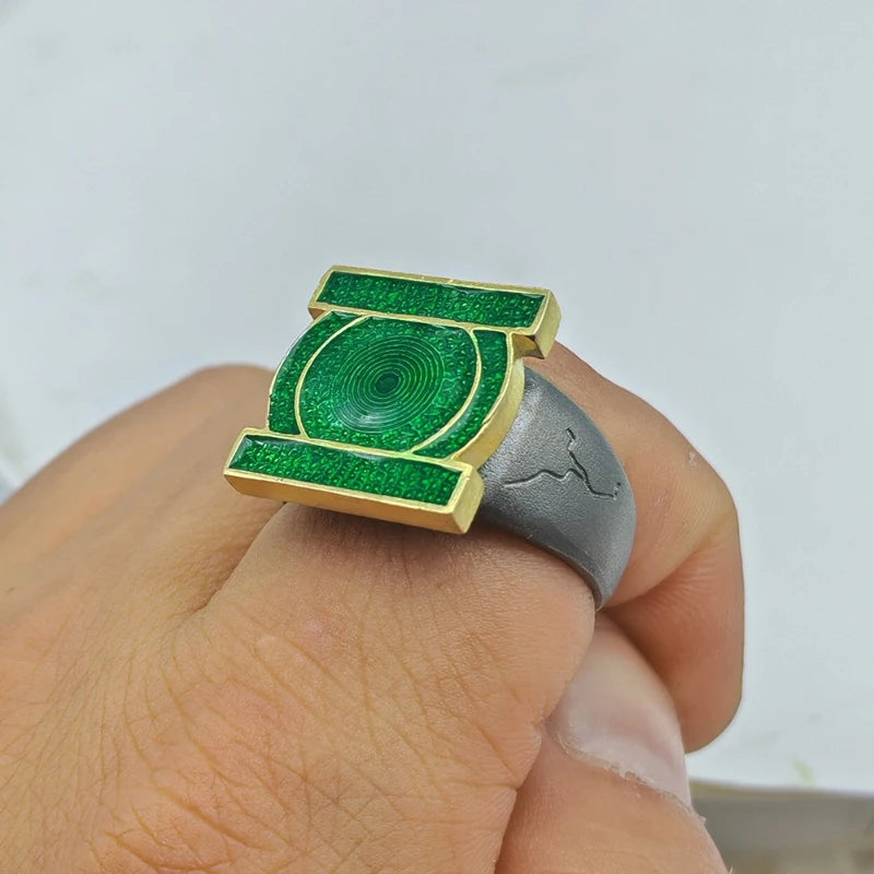 2026 Green Lantern Figure Cosplay Corps Accessiories Metal Cosplay Drops Anime Fans Collectible Prop Cosplay Costume Accessory