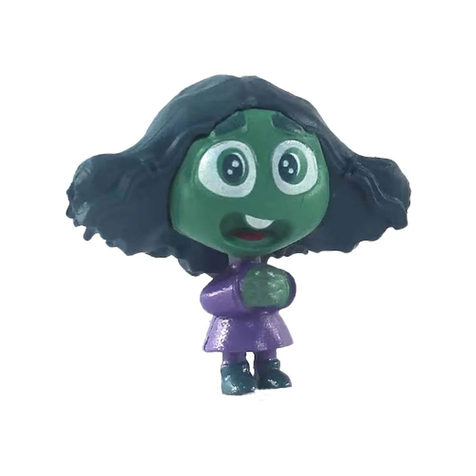 New Inside Out 2 Action Figure Toy Cartoon Movie Joy Anxiety Anger Sadness Disgust Fear Model Doll Figurines Kids Gift